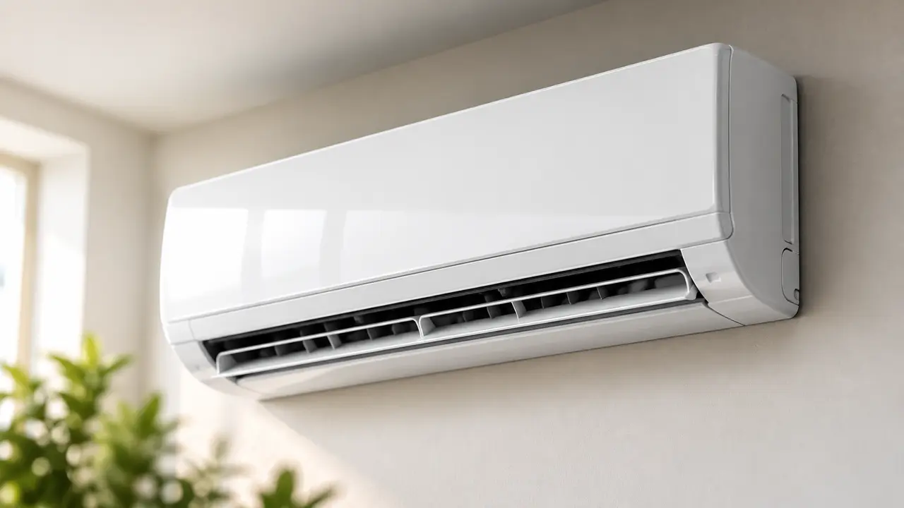 AC technician service illustration