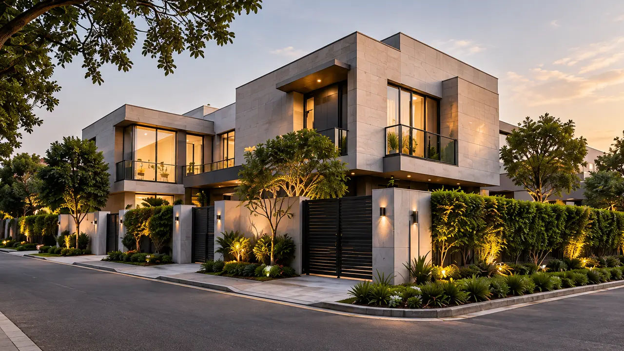 Illustrative contemporary Lahore home