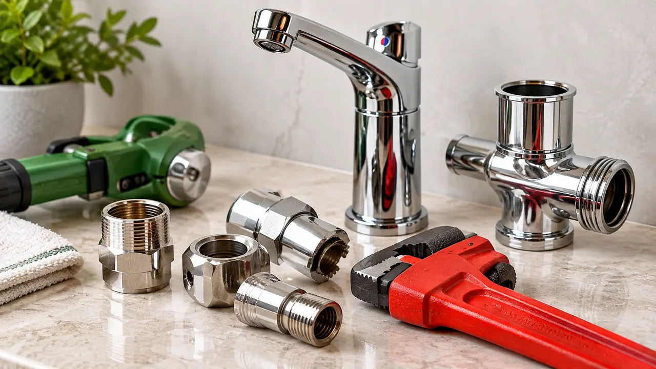 Plumber service illustration
